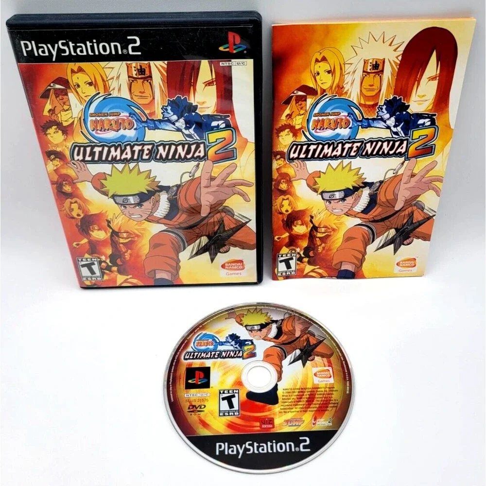 NARUTO: ULTIMATE NINJA 2‎ CIB PS2 COMPLETE IN BOX PLAYSTATION 2